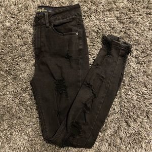 Ripped Black Skinny Jeans